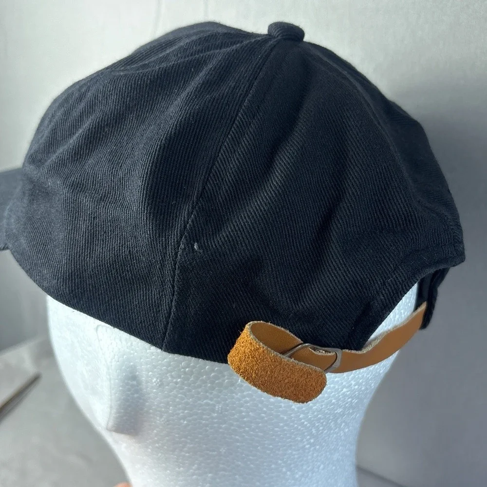 Vintage Vail 99 Strap Back Hat Merkley Alpine World Ski‎ Championships Black